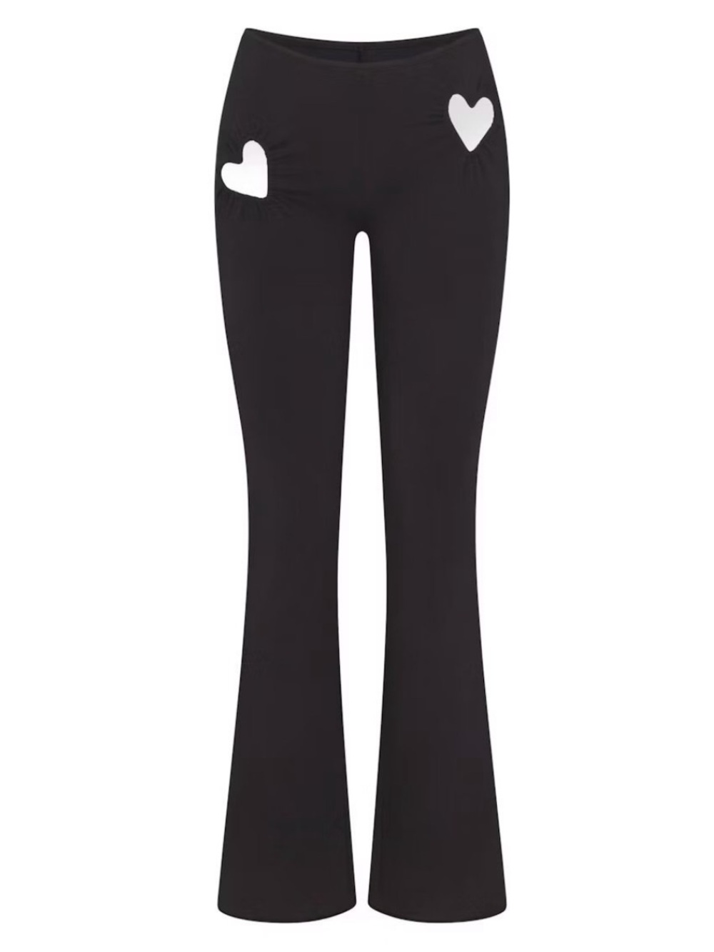 Skims Cotton Jersey Heart Flare Leggings